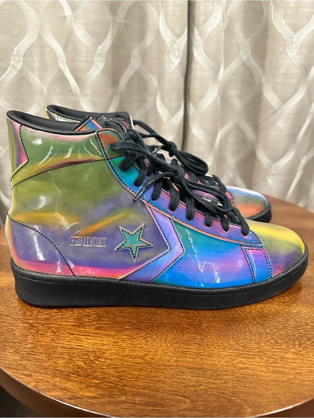 Converse Pro Leather "Spectrum" Iridescent, Multicolored Sneakers - Picture 4 of 13
